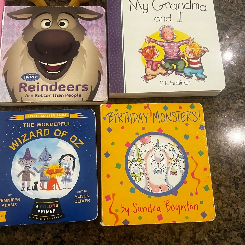 Total 12 Children’s toddler board books -